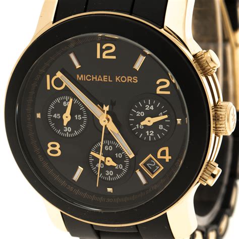 Michael Kors Men Gold Plated Band Wristwatches for sale 